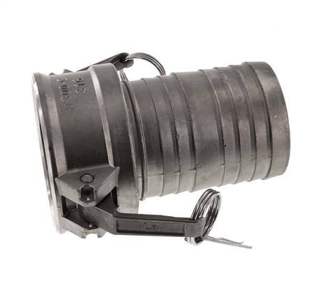 Camlock DN 75 (3'') Stainless Steel Coupling Hose Pillar (75 mm) Type C MIL-C-27487