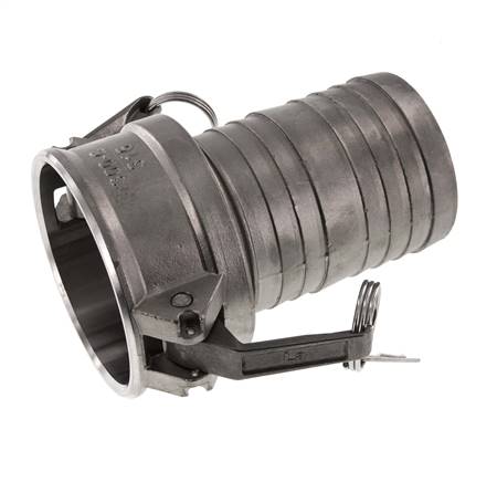Camlock DN 75 (3'') Stainless Steel Coupling Hose Pillar (75 mm) Type C MIL-C-27487