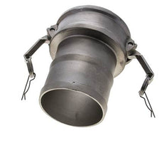 Camlock DN 90 (4'') Stainless Steel Coupling Hose Pillar (100 mm) Type C MIL-C-27487