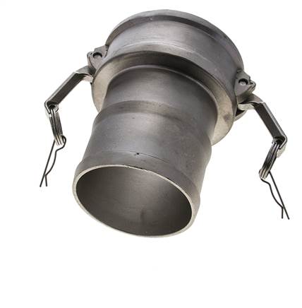 Camlock DN 140 (6'') Stainless Steel Coupling Hose Pillar (150 mm) Type C MIL-C-27487