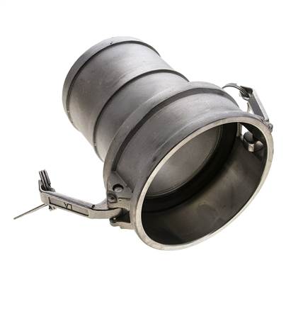Camlock DN 90 (4'') Stainless Steel Coupling Hose Pillar (100 mm) Type C MIL-C-27487