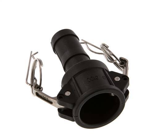 Camlock DN 25 (1'') Polypropylene Coupling Hose Pillar (25 mm) Type C MIL-C-27487