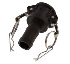 Camlock DN 25 (1'') Polypropylene Coupling Hose Pillar (25 mm) Type C MIL-C-27487