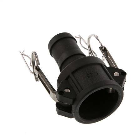 Camlock DN 32 (1 1/4'') Polypropylene Coupling Hose Pillar (32 mm) Type C MIL-C-27487