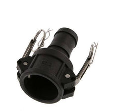 Camlock DN 32 (1 1/4'') Polypropylene Coupling Hose Pillar (32 mm) Type C MIL-C-27487