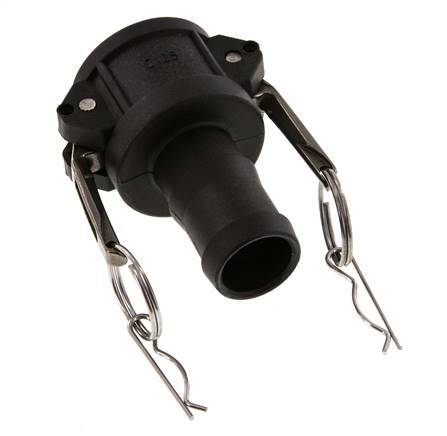 Camlock DN 32 (1 1/4'') Polypropylene Coupling Hose Pillar (32 mm) Type C MIL-C-27487