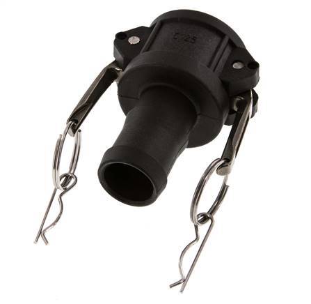 Camlock DN 32 (1 1/4'') Polypropylene Coupling Hose Pillar (32 mm) Type C MIL-C-27487
