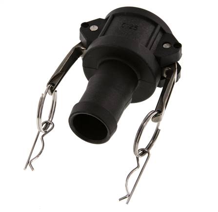 Camlock DN 32 (1 1/4'') Polypropylene Coupling Hose Pillar (32 mm) Type C MIL-C-27487