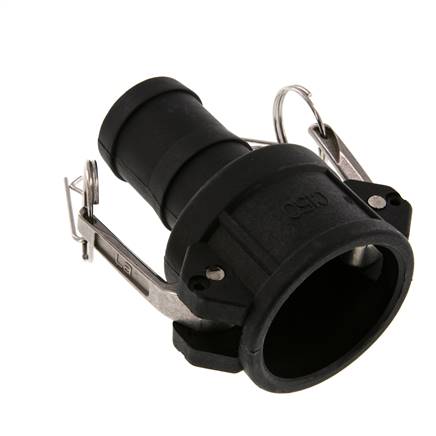 Camlock DN 40 (1 1/2'') Polypropylene Coupling Hose Pillar (38 mm) Type C MIL-C-27487
