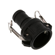 Camlock DN 40 (1 1/2'') Polypropylene Coupling Hose Pillar (38 mm) Type C MIL-C-27487
