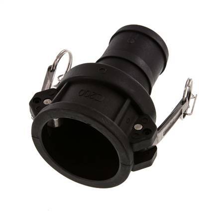 Camlock DN 50 (2'') Polypropylene Coupling Hose Pillar (50 mm) Type C MIL-C-27487