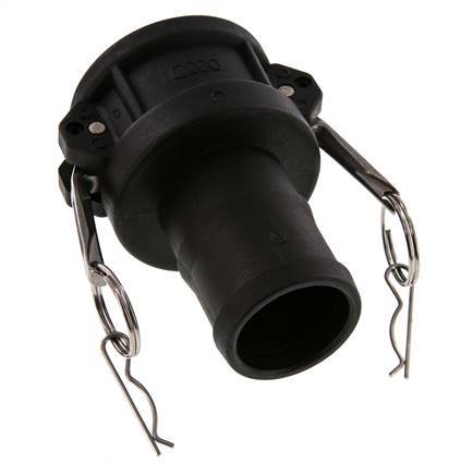 Camlock DN 50 (2'') Polypropylene Coupling Hose Pillar (50 mm) Type C MIL-C-27487