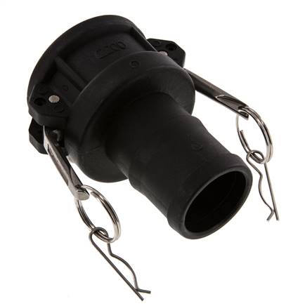 Camlock DN 50 (2'') Polypropylene Coupling Hose Pillar (50 mm) Type C MIL-C-27487