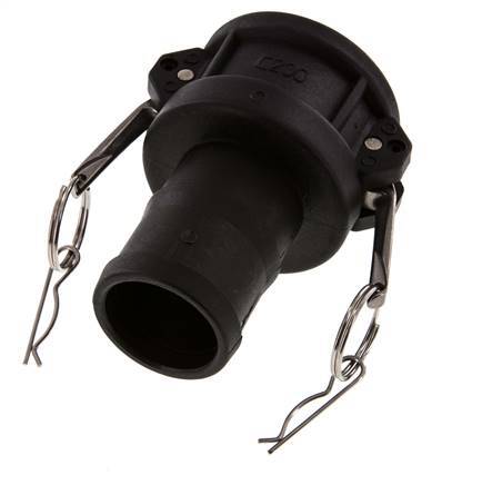 Camlock DN 50 (2'') Polypropylene Coupling Hose Pillar (50 mm) Type C MIL-C-27487