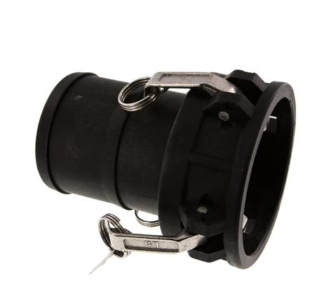 Camlock DN 90 (4'') Polypropylene Coupling Hose Pillar (100 mm) Type C MIL-C-27487