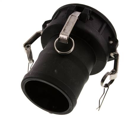 Camlock DN 90 (4'') Polypropylene Coupling Hose Pillar (100 mm) Type C MIL-C-27487