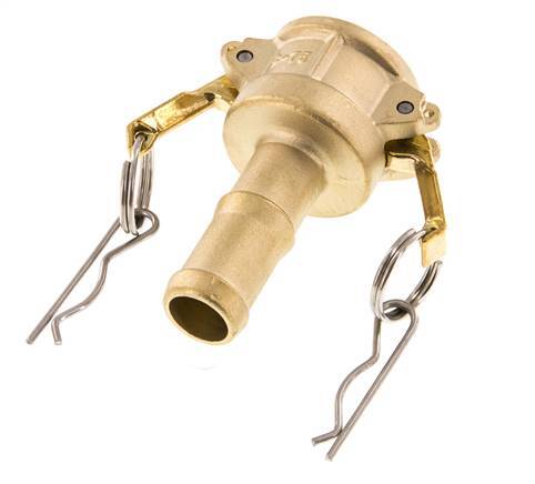 Camlock DN 20 (3/4'') Brass Coupling Hose Pillar (19 mm) Type C MIL-C-27487