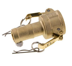 Camlock DN 25 (1'') Brass Coupling Hose Pillar (25 mm) Type C MIL-C-27487