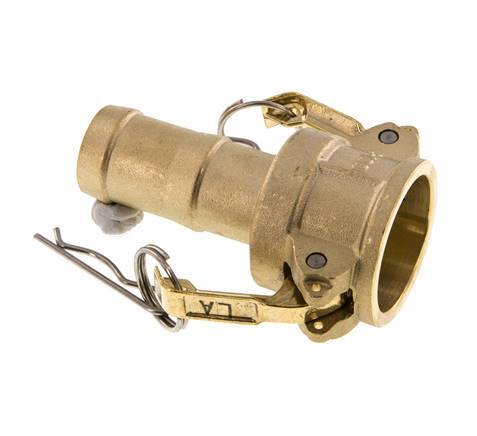 Camlock DN 25 (1'') Brass Coupling Hose Pillar (25 mm) Type C MIL-C-27487