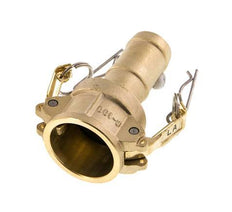 Camlock DN 25 (1'') Brass Coupling Hose Pillar (25 mm) Type C MIL-C-27487