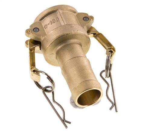 Camlock DN 25 (1'') Brass Coupling Hose Pillar (25 mm) Type C MIL-C-27487