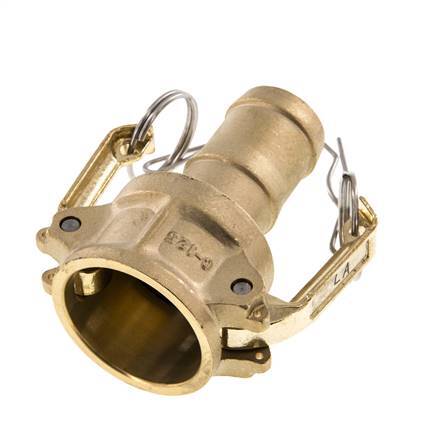 Camlock DN 32 (1 1/4'') Brass Coupling Hose Pillar (32 mm) Type C MIL-C-27487