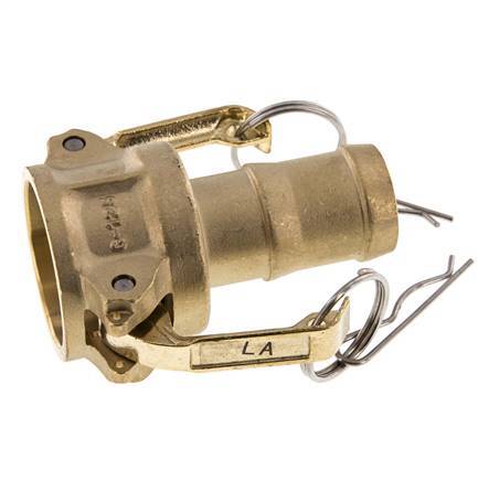 Camlock DN 32 (1 1/4'') Brass Coupling Hose Pillar (32 mm) Type C MIL-C-27487