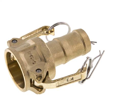 Camlock DN 32 (1 1/4'') Brass Coupling Hose Pillar (32 mm) Type C MIL-C-27487