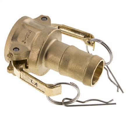 Camlock DN 32 (1 1/4'') Brass Coupling Hose Pillar (32 mm) Type C MIL-C-27487