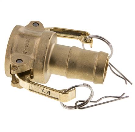 Camlock DN 32 (1 1/4'') Brass Coupling Hose Pillar (32 mm) Type C MIL-C-27487