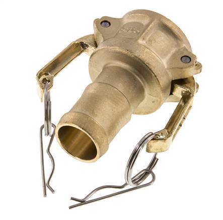 Camlock DN 32 (1 1/4'') Brass Coupling Hose Pillar (32 mm) Type C MIL-C-27487