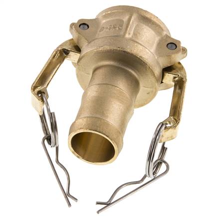 Camlock DN 32 (1 1/4'') Brass Coupling Hose Pillar (32 mm) Type C MIL-C-27487