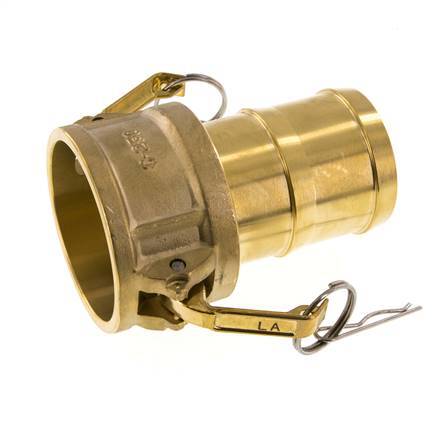 Camlock DN 60 (2 1/2'') Brass Coupling Hose Pillar (63 mm) Type C MIL-C-27487