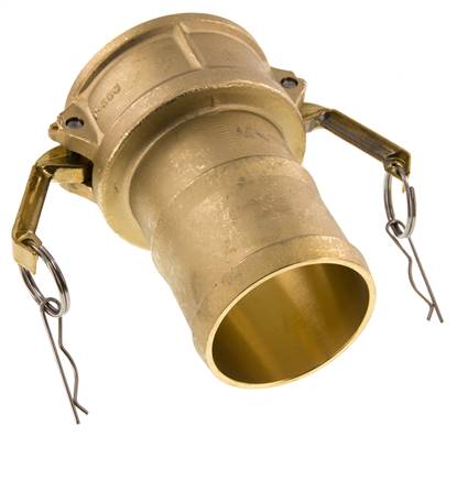 Camlock DN 90 (4'') Brass Coupling Hose Pillar (100 mm) Type C MIL-C-27487