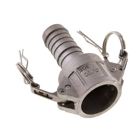 Camlock DN 25 (1'') Aluminium Coupling Hose Pillar (25 mm) Type C MIL-C-27487