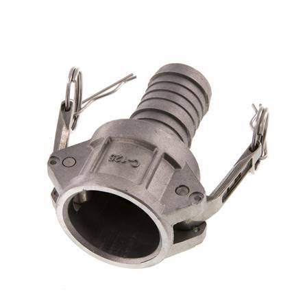 Camlock DN 32 (1 1/4'') Aluminium Coupling Hose Pillar (32 mm) Type C MIL-C-27487