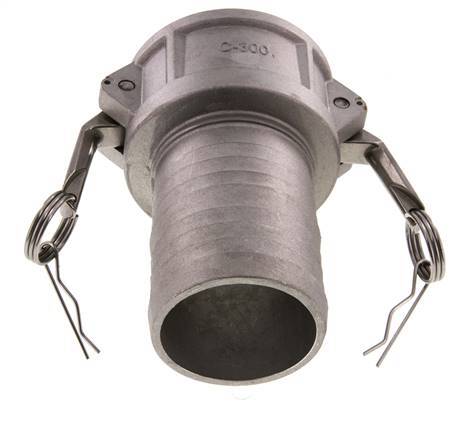 Camlock DN 75 (3'') Aluminium Coupling Hose Pillar (75 mm) Type C MIL-C-27487