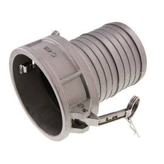 Camlock DN 90 (4'') Aluminium Coupling Hose Pillar (100 mm) Type C MIL-C-27487