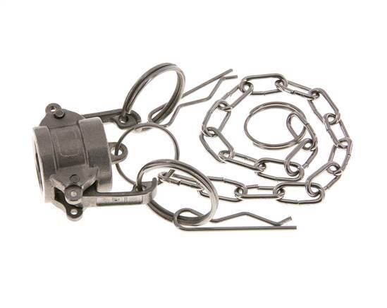 Camlock DN 15 (1/2'') Stainless Steel Coupling End Cap Type DC MIL-C-27487