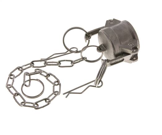 Camlock DN 25 (1'') Stainless Steel Coupling End Cap Type DC MIL-C-27487