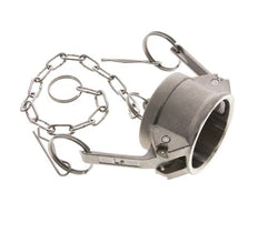 Camlock DN 40 (1 1/2'') Stainless Steel Coupling End Cap Type DC MIL-C-27487