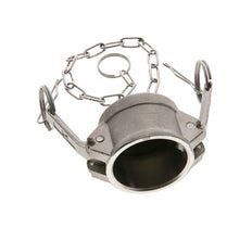 Camlock DN 40 (1 1/2'') Stainless Steel Coupling End Cap Type DC MIL-C-27487