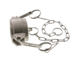 Camlock DN 40 (1 1/2'') Stainless Steel Coupling End Cap Type DC MIL-C-27487