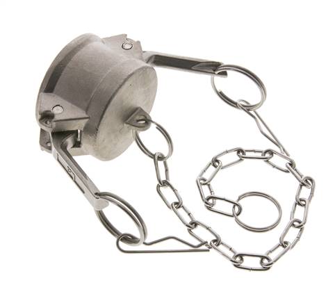 Camlock DN 40 (1 1/2'') Stainless Steel Coupling End Cap Type DC MIL-C-27487