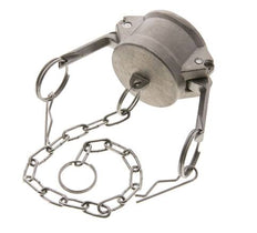 Camlock DN 40 (1 1/2'') Stainless Steel Coupling End Cap Type DC MIL-C-27487