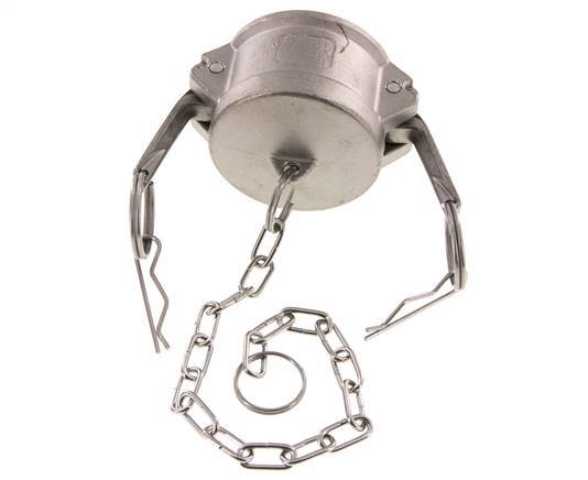 Camlock DN 50 (2'') Stainless Steel Coupling End Cap Type DC MIL-C-27487