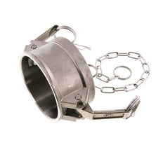 Camlock DN 75 (3'') Stainless Steel Coupling End Cap Type DC MIL-C-27487