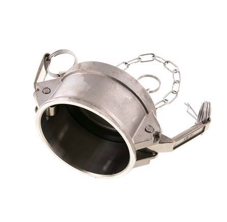 Camlock DN 75 (3'') Stainless Steel Coupling End Cap Type DC MIL-C-27487