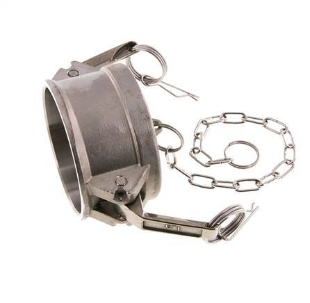 Camlock DN 75 (3'') Stainless Steel Coupling End Cap Type DC MIL-C-27487