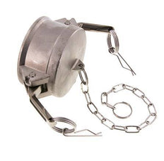 Camlock DN 75 (3'') Stainless Steel Coupling End Cap Type DC MIL-C-27487
